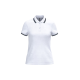 Polo femme manches courtes à liserés contrastés K273