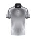 Striped Jersey Polo Shirt Front Row