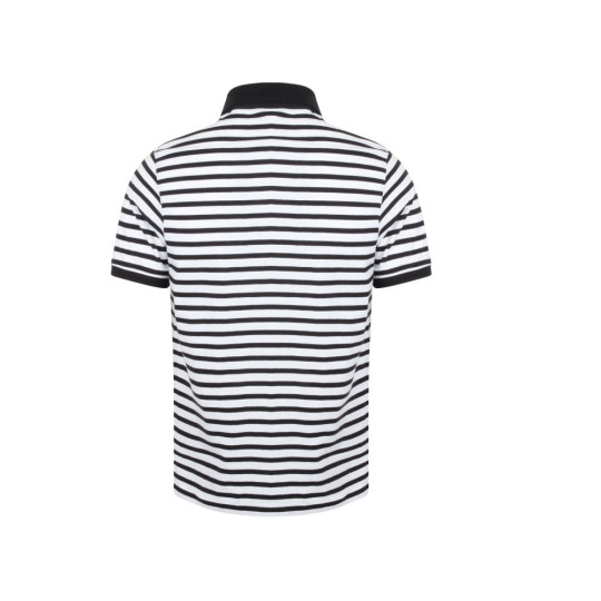 Striped Jersey Polo Shirt Front Row