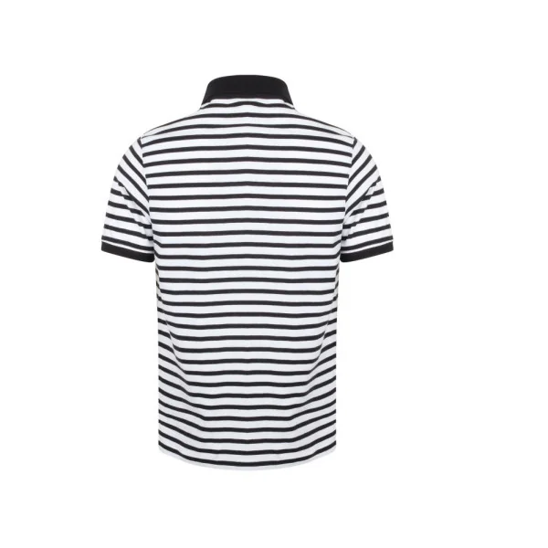 Striped Jersey Polo Shirt Front Row