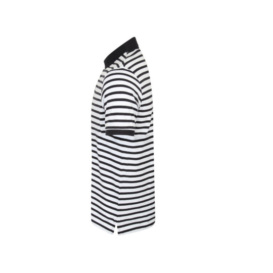 Striped Jersey Polo Shirt Front Row