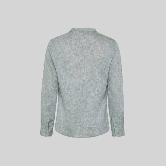 Chemise Femme Lin/Coton Col Mao Kaula