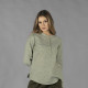 Chemise Femme Lin/Coton Col Mao Kaula