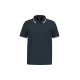Polo homme manches courtes à liserés contrastés