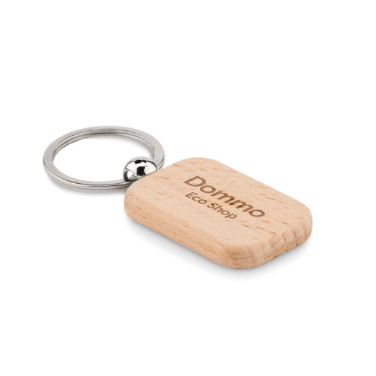 Porte Clé en Bois Forme Rectangulaire