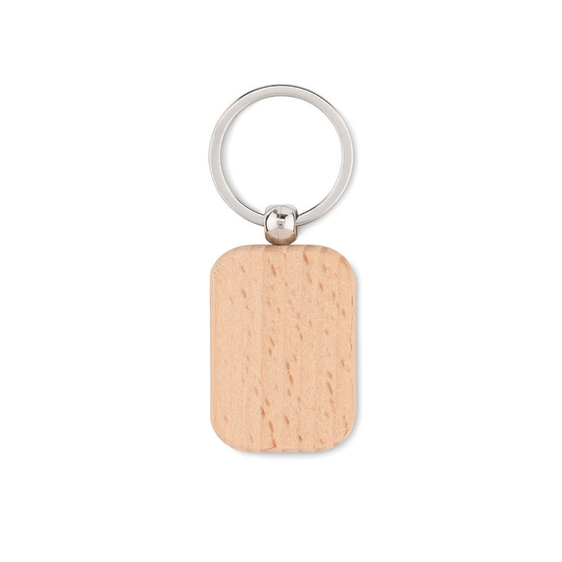 Porte Clé en Bois Forme Rectangulaire