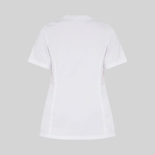 Blouse Femme Oporto Bouton-Pression Blanc