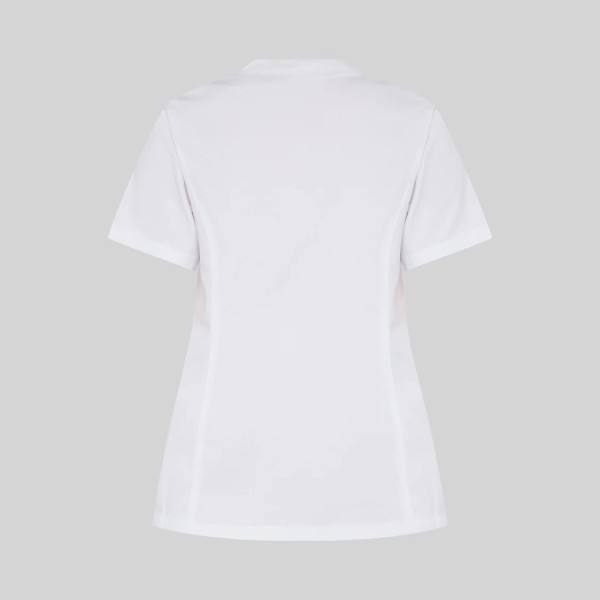 Blouse Femme Oporto Bouton-Pression Blanc