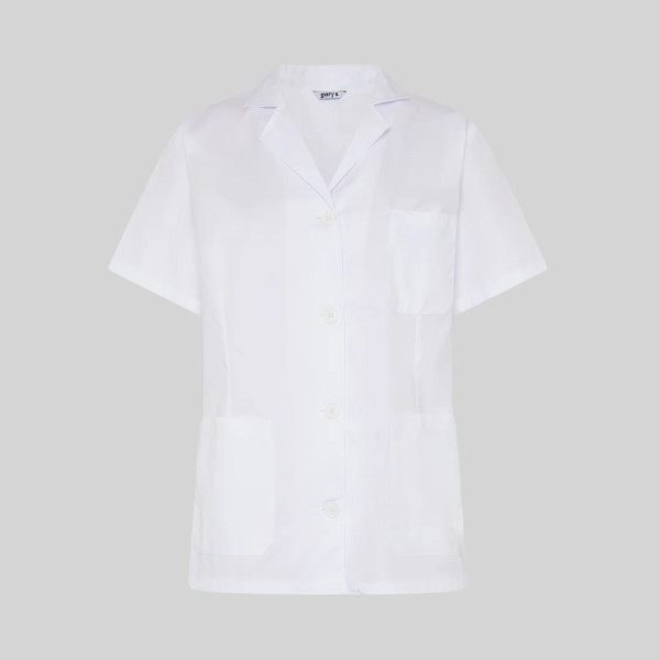 Tunique Femme Blanche Manches Courtes