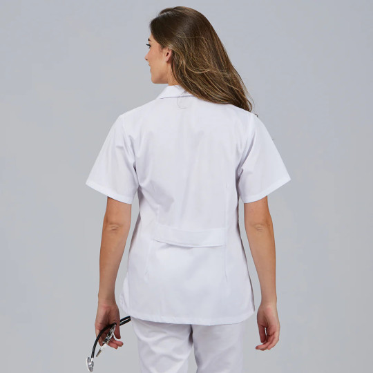 Tunique Femme Blanche Manches Courtes