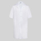 Blouse Homme Manches Courtes Sergé Blanc