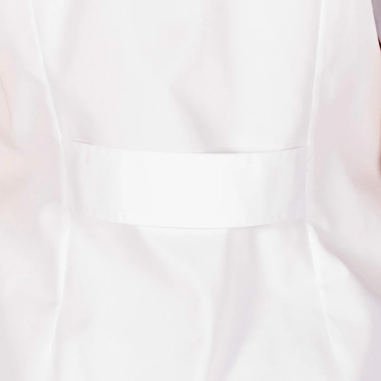 Blouse Femme Manches Courtes Sergé Blanc