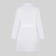 Blouse Femme Manches Longues Sergé Blanc