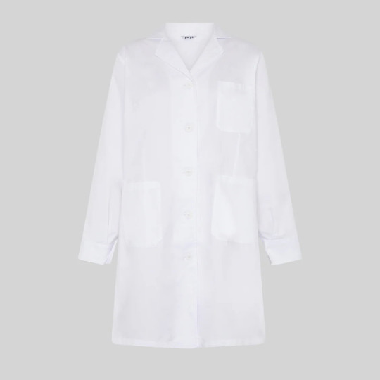 Blouse Femme Manches Longues Sergé Blanc