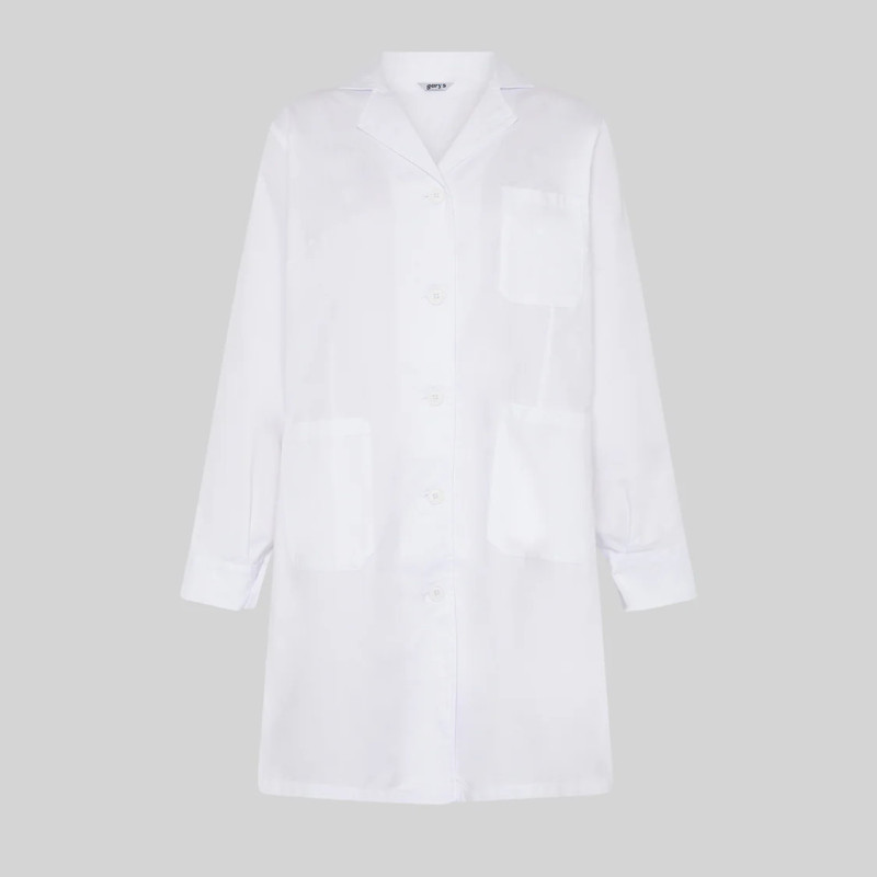 Blouse Femme Manches Longues Sergé Blanc