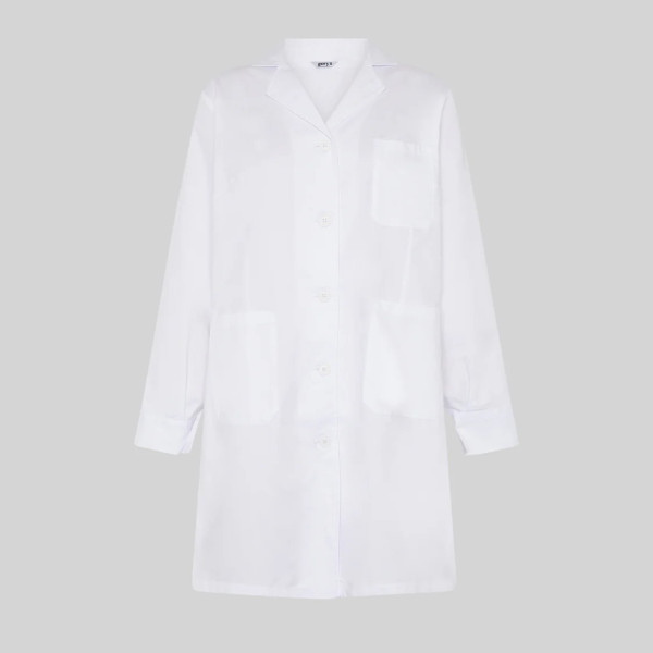 Blouse Femme Manches Longues Sergé Blanc