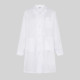 Blouse Femme Manches Longues Sergé Blanc