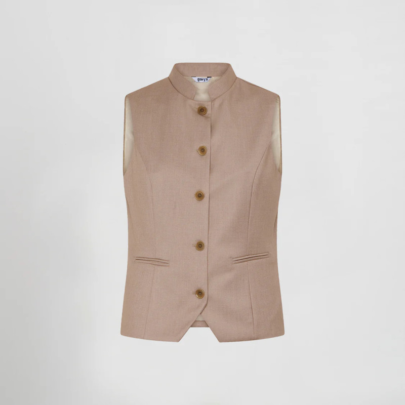Gilet Femme Col Mao Lujan