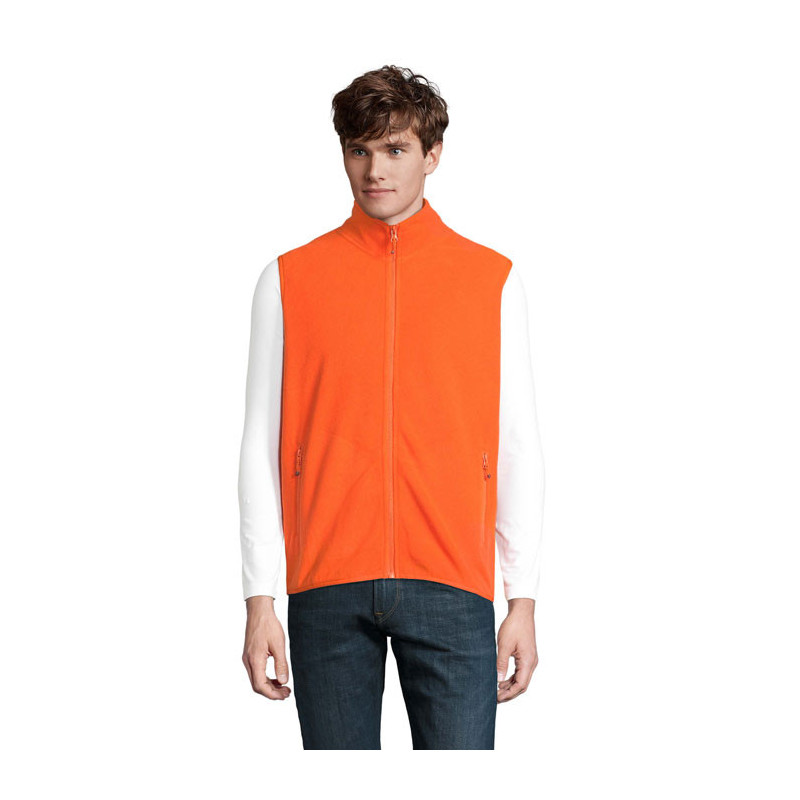 Veste micropolaire zippée sans manche unisexe Factor SOL'S
