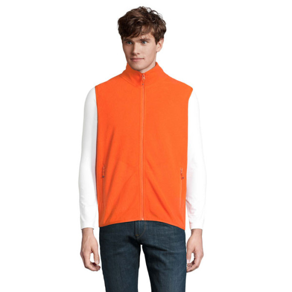 Veste micropolaire zippée sans manche unisexe Factor SOL'S