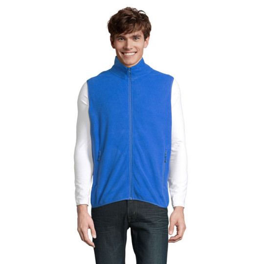 Veste micropolaire zippée sans manche unisexe Factor SOL'S