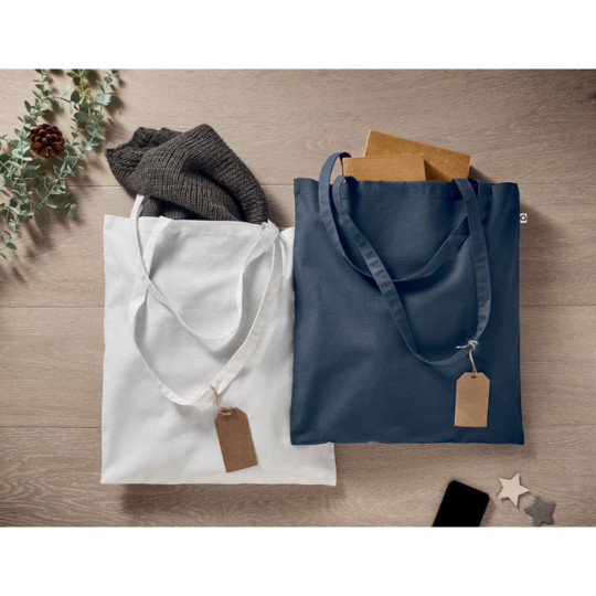 Sac Shopping en Coton avec Anses Longues.