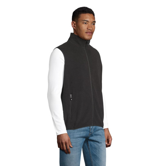 Veste micropolaire zippée sans manche unisexe Factor SOL'S