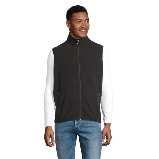 Veste micropolaire zippée sans manche unisexe Factor SOL'S