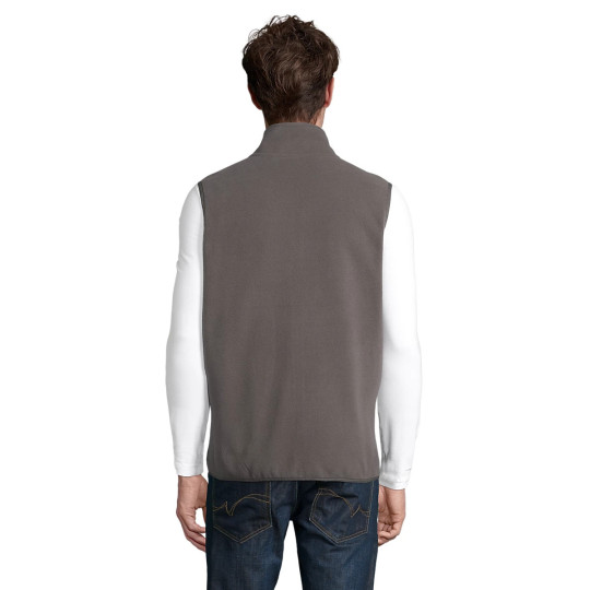 Veste micropolaire zippée sans manche unisexe Factor SOL'S
