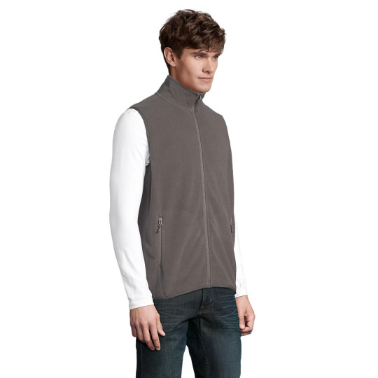 Veste micropolaire zippée sans manche unisexe Factor SOL'S