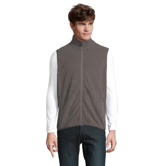 Veste micropolaire zippée sans manche unisexe Factor SOL'S