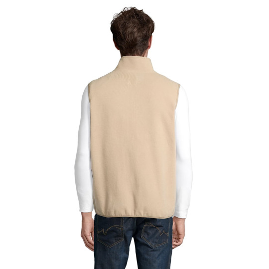 Veste micropolaire zippée sans manche unisexe Factor SOL'S