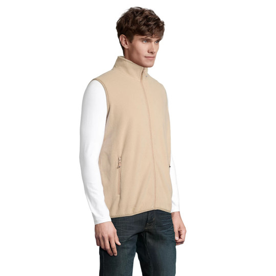 Veste micropolaire zippée sans manche unisexe Factor SOL'S