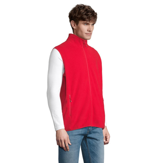 Veste micropolaire zippée sans manche unisexe Factor SOL'S