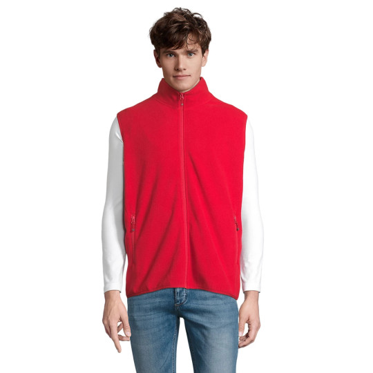 Veste micropolaire zippée sans manche unisexe Factor SOL'S