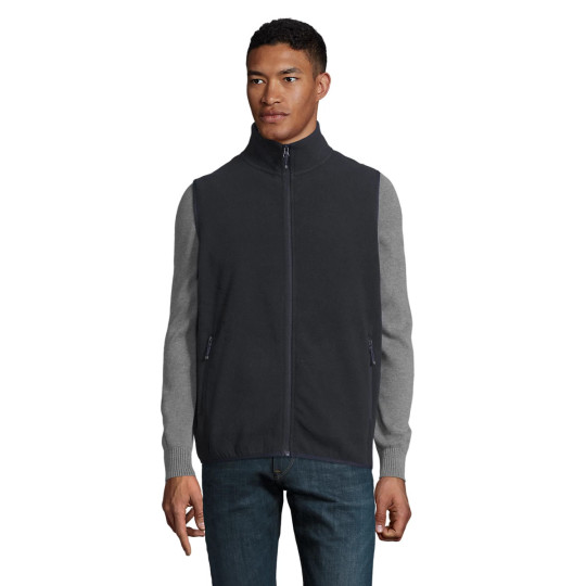 Veste micropolaire zippée sans manche unisexe Factor SOL'S