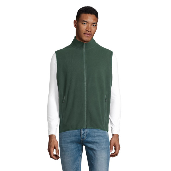 Veste micropolaire zippée sans manche unisexe Factor SOL'S