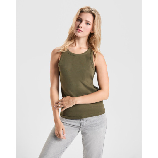 Débardeur en maille côtelée pour femme DRIBE Roly