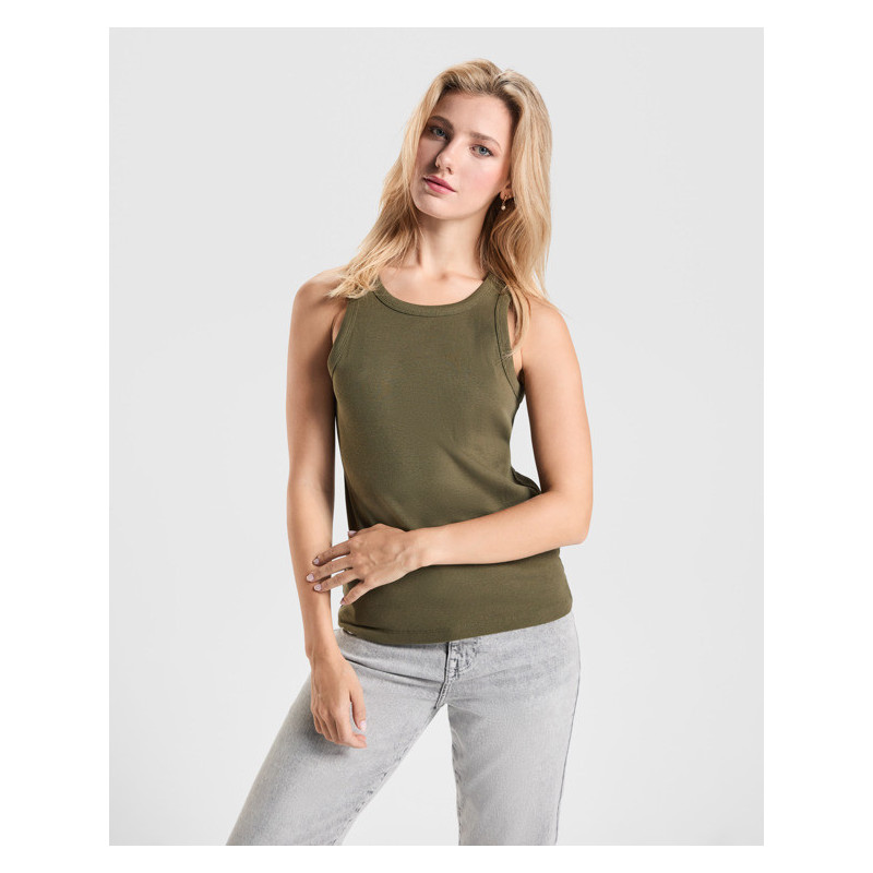 Débardeur en maille côtelée pour femme DRIBE Roly