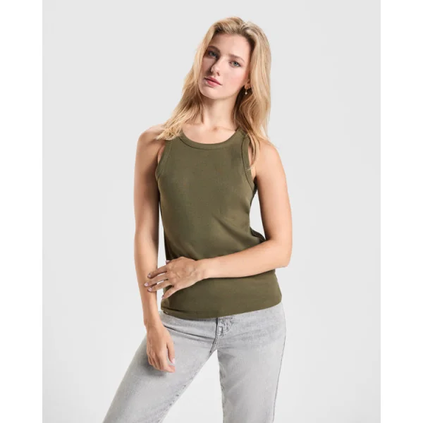Débardeur en maille côtelée pour femme DRIBE Roly
