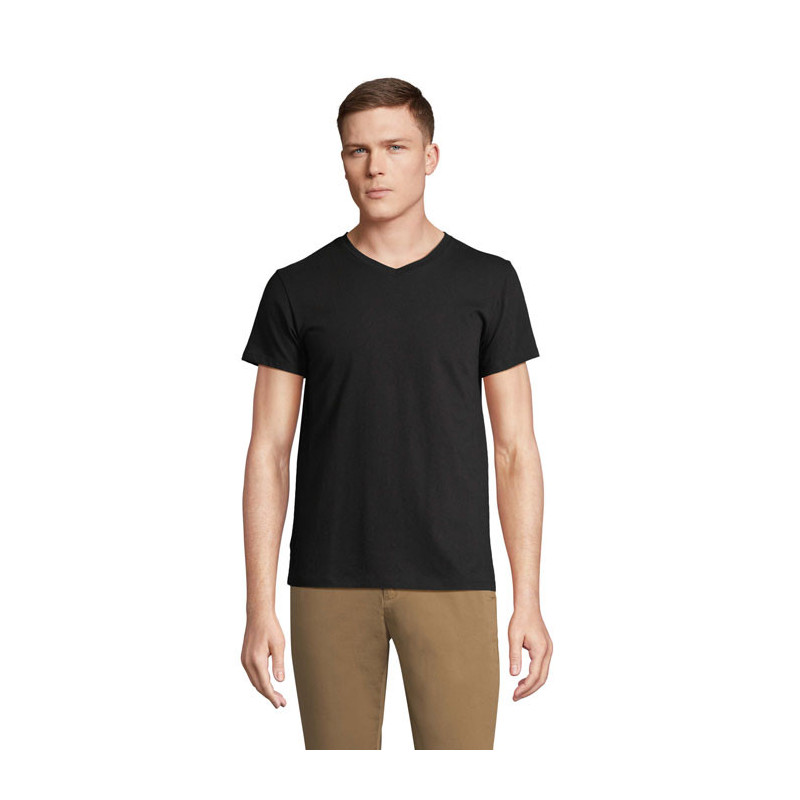 T-Shirt col V, 100 % coton semi-peigné ringspun SOL'S REGENT V