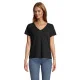 T-Shirt Col V FEMME, 100 % coton SOL'S REGENT