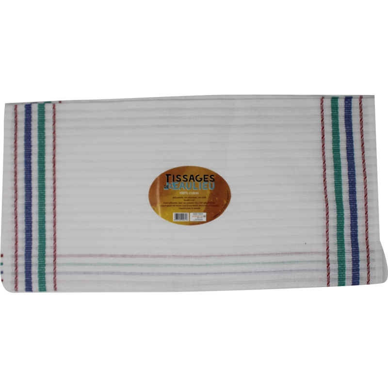 Essuie Verre100% coton 210 grammes Tissu gaufré spécial anti-peluche