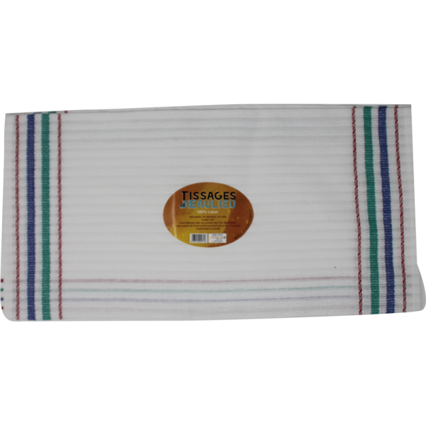 Essuie Verre100% coton 210 grammes Tissu gaufré spécial anti-peluche