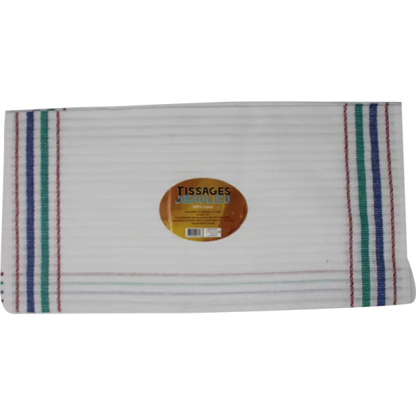 Essuie Verre100% coton 210 grammes Tissu gaufré spécial anti-peluche