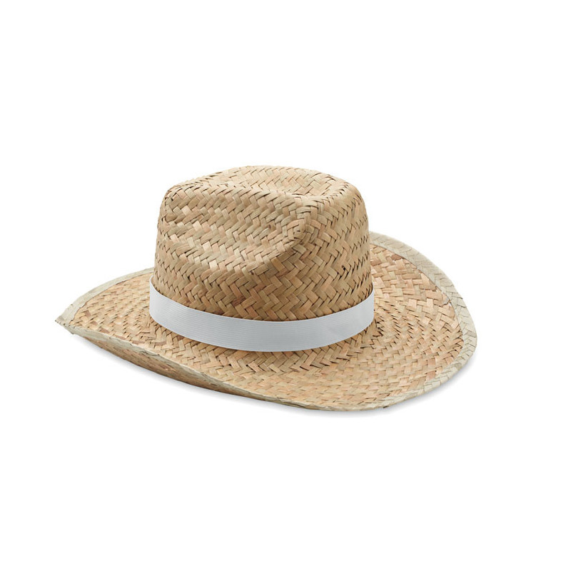 Chapeau cow-boy en paille naturelle Texas