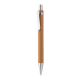 Stylo à bille en bambou avec clip en métal à Encre bleue Bashania