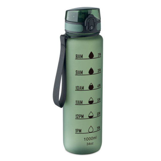 Bouteille de sport en RPET 1 litre.