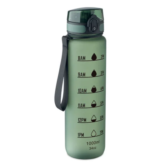 Bouteille de sport en RPET 1 litre.