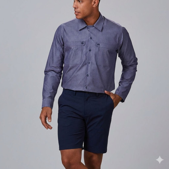 Bermuda Chino T400 Homme Fabrication Spéciale Gary's Workwear